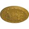 Ekena Millwork Stockport Ceiling Medallion, Hand-Painted Pharaohs Gold, 11 3/4"OD x 3/8"P CM12STPGS - alternate 4